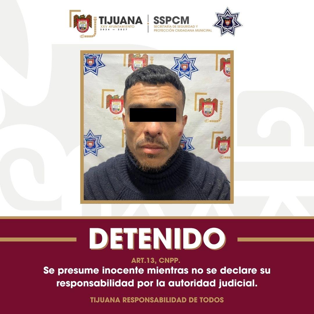 Asegura Policía Municipal a sujeto que intentaba ingresar a una vivienda