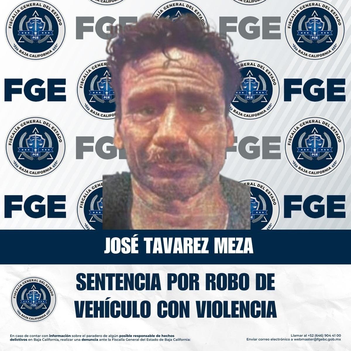 Sentenciado a más de 5 años de prisión por robo de vehículo con violencia