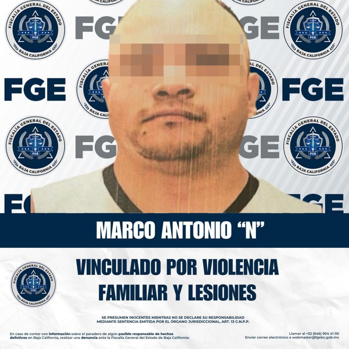 Fiscalía de Tijuana logra prisión preventiva por violencia familiar y lesiones