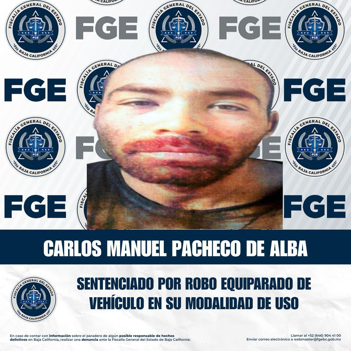 Sentencia por el robo de un vehículo de motor