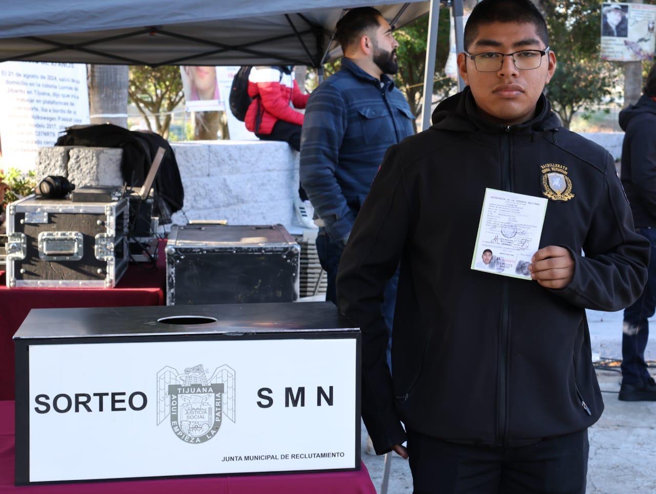 Realizará Gobierno de Tijuana sorteo del Servicio Militar Nacional el domingo 23 de noviembre