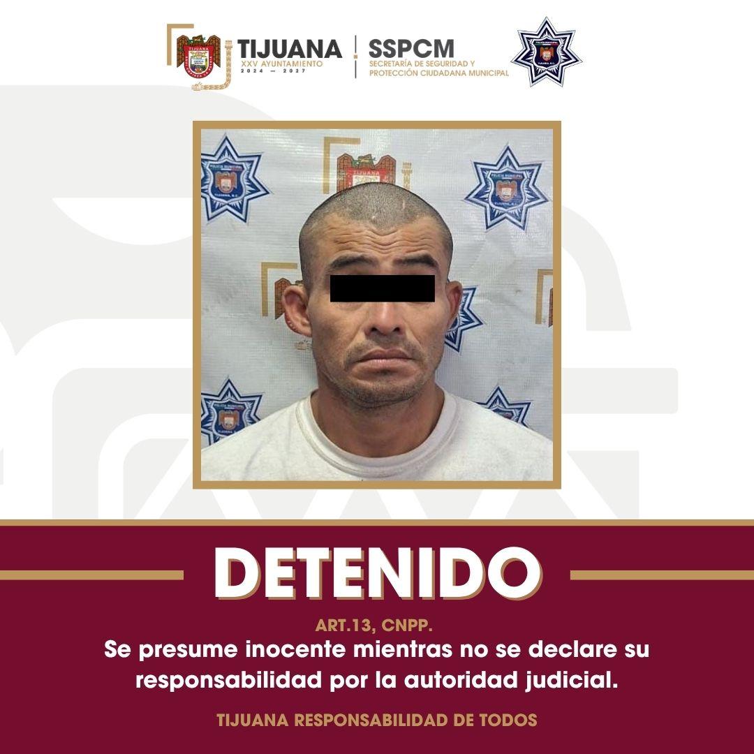 Asegura Policía Municipal a hombre por allanamiento y amenazas en la colonia 3 de Octubre