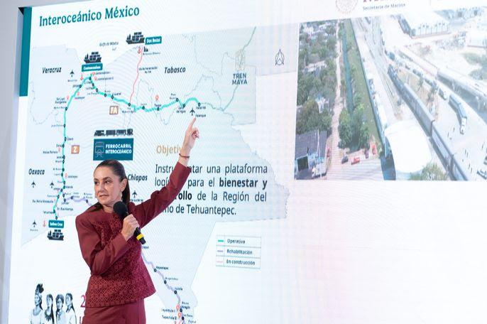 ES MUY IMPORTANTE PARA EL DESARROLLO, LA GENTE ESTÁ CONTENTA: PRESIDENTA CLAUDIA SHEINBAUM SOBRE INAUGURACIÓN DEL TRAMO 1 DE LA LÍNEA K “ISTMO-SOCONUSCO” DEL TREN INTEROCEÁNICO