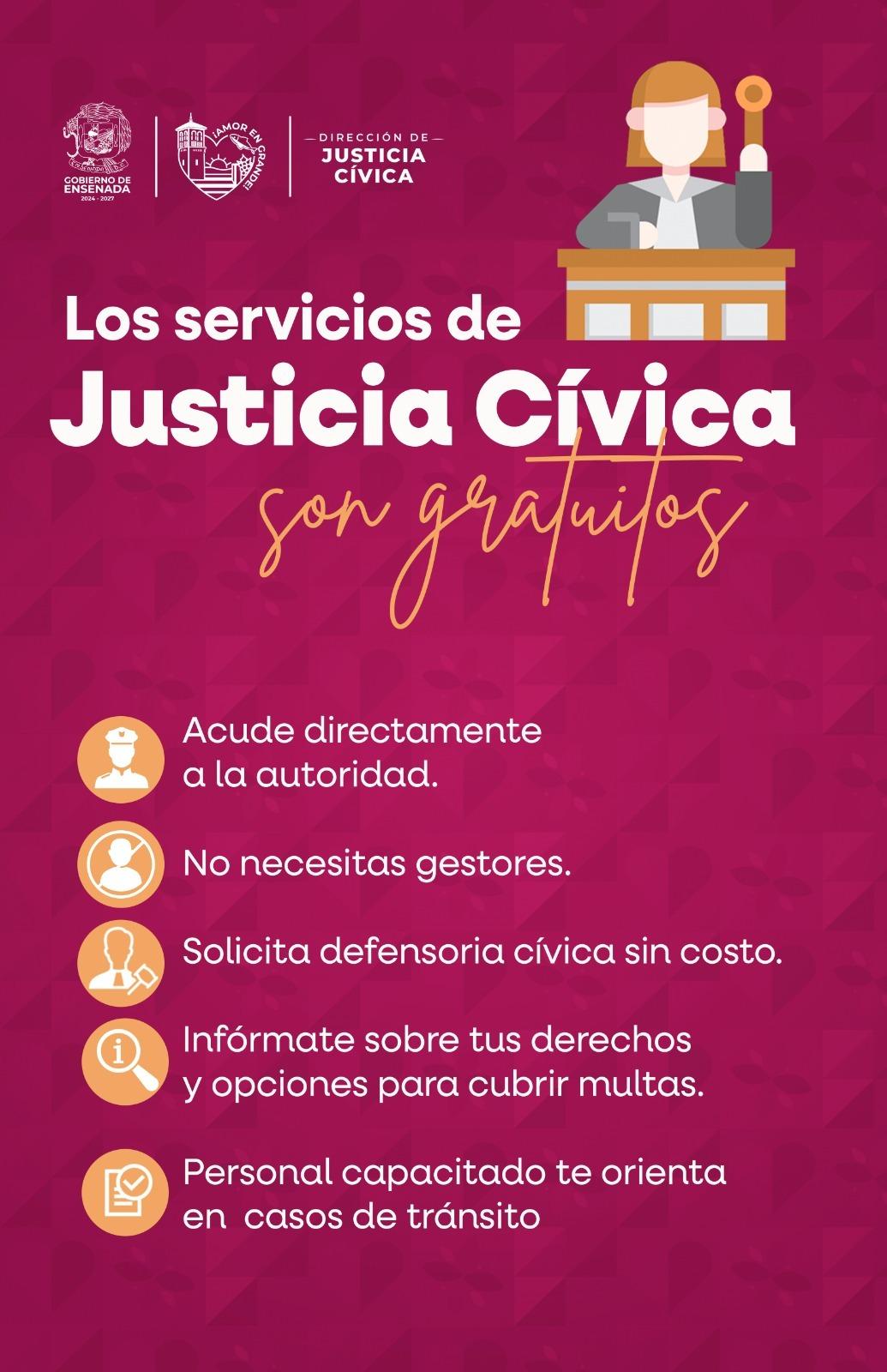 Fortalece Gobierno de Claudia Agatón el Modelo de Justicia Cívica en Ensenada
