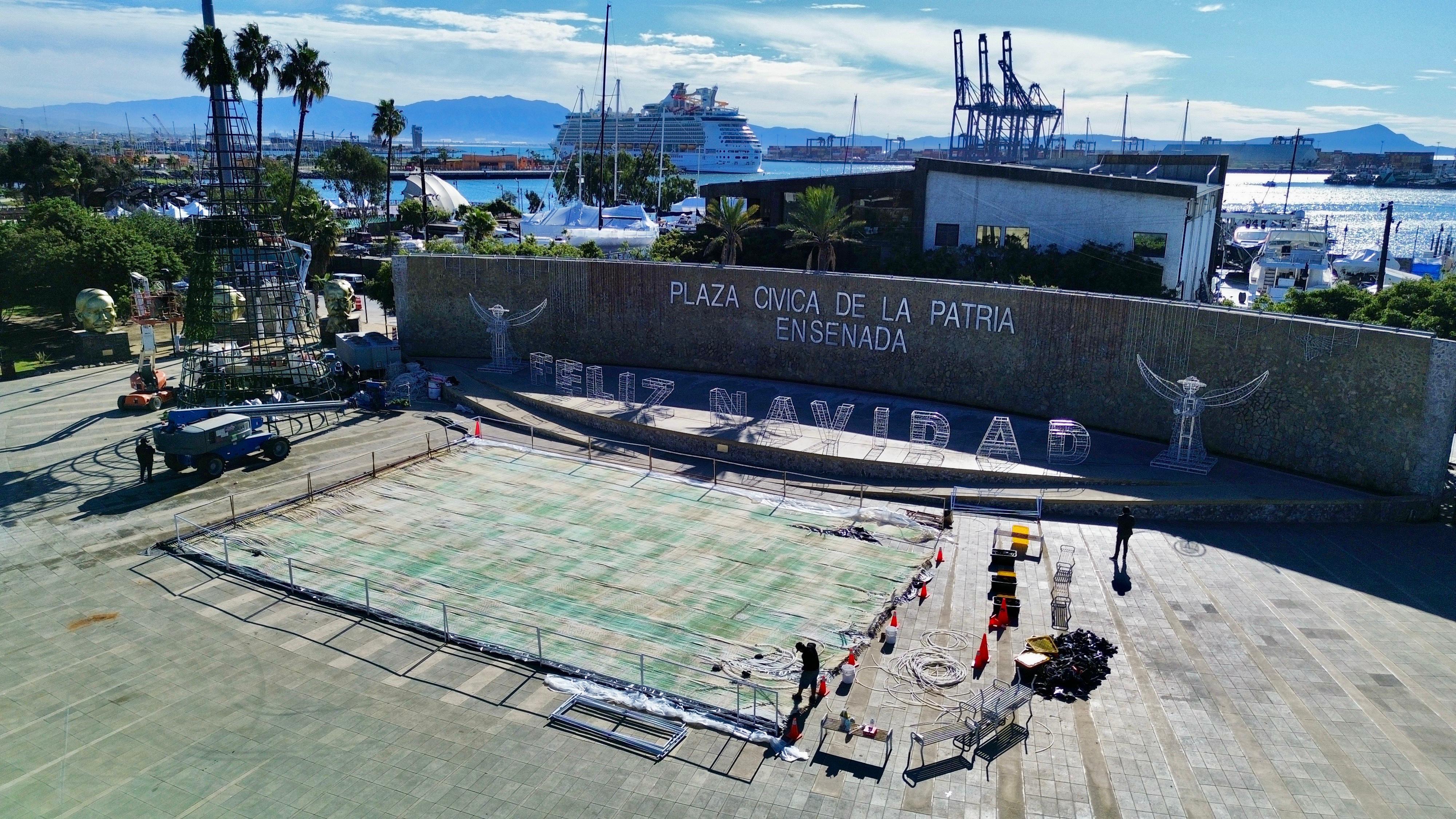 Ensenada vivirá una Navidad histórica con su primera pista de hielo: Claudia Agatón