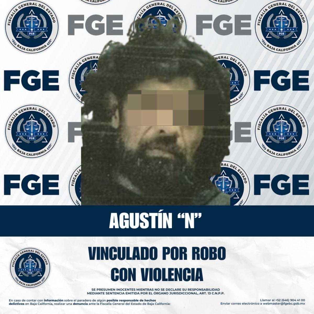 Fiscalía regional de Tijuana obtiene vinculación a proceso por robo con violencia