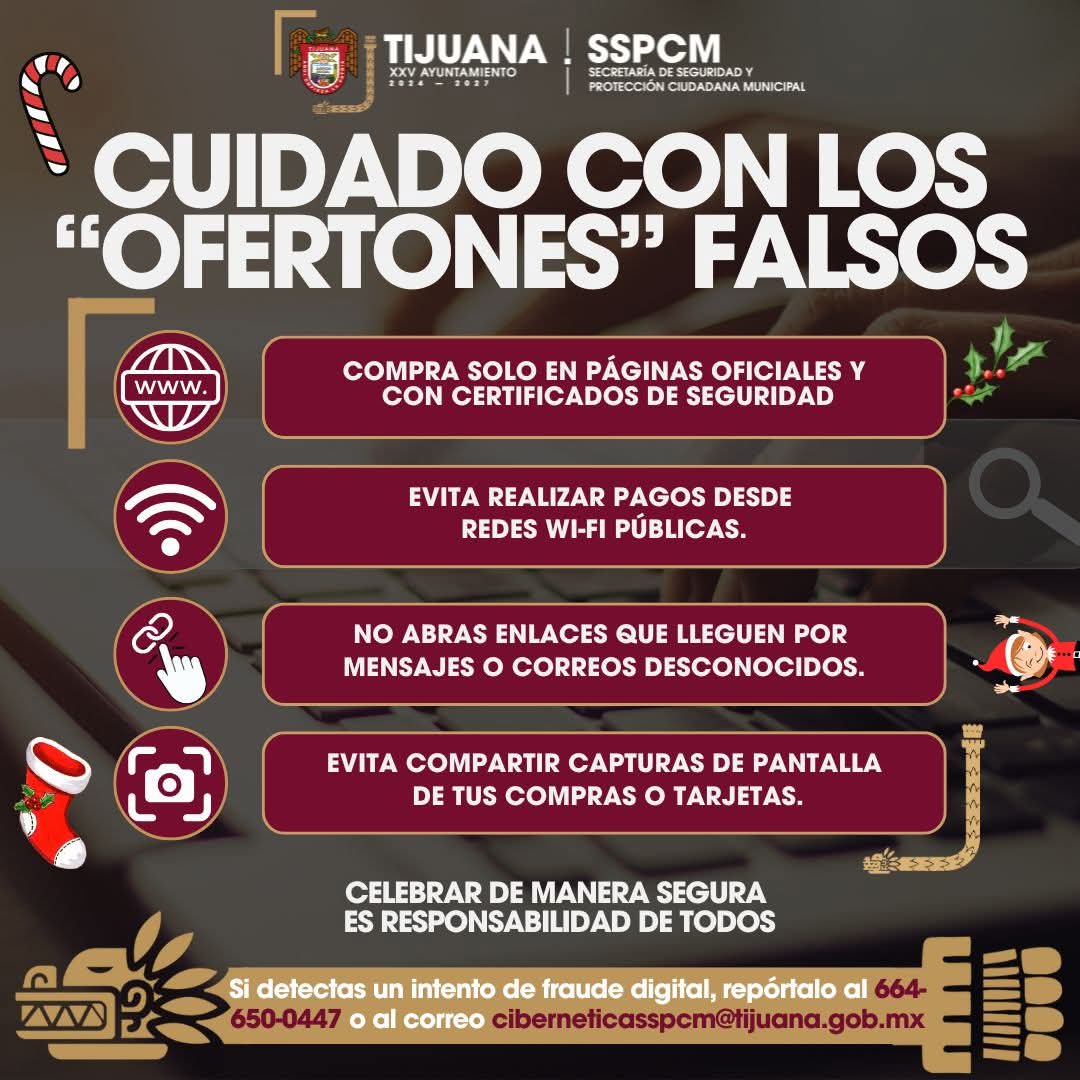 Evita ser víctima de fraudes y “ofertones” falsos esta temporada navideña
