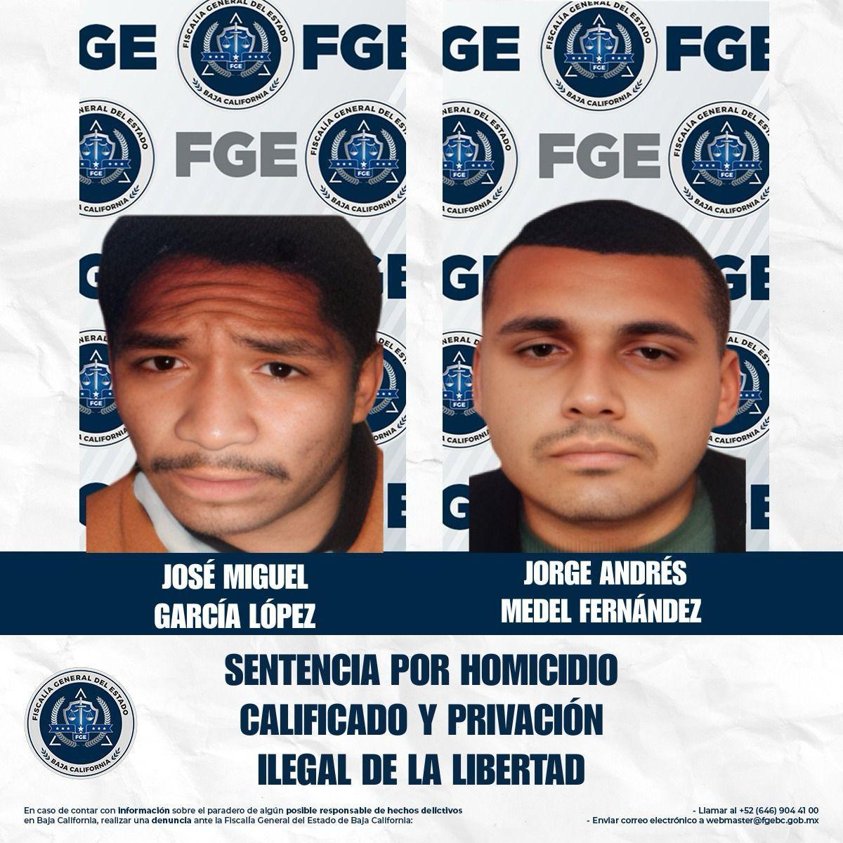 Se imponen 23 años de prisión para dos responsables de homicidio y privación ilegal de la libertad
