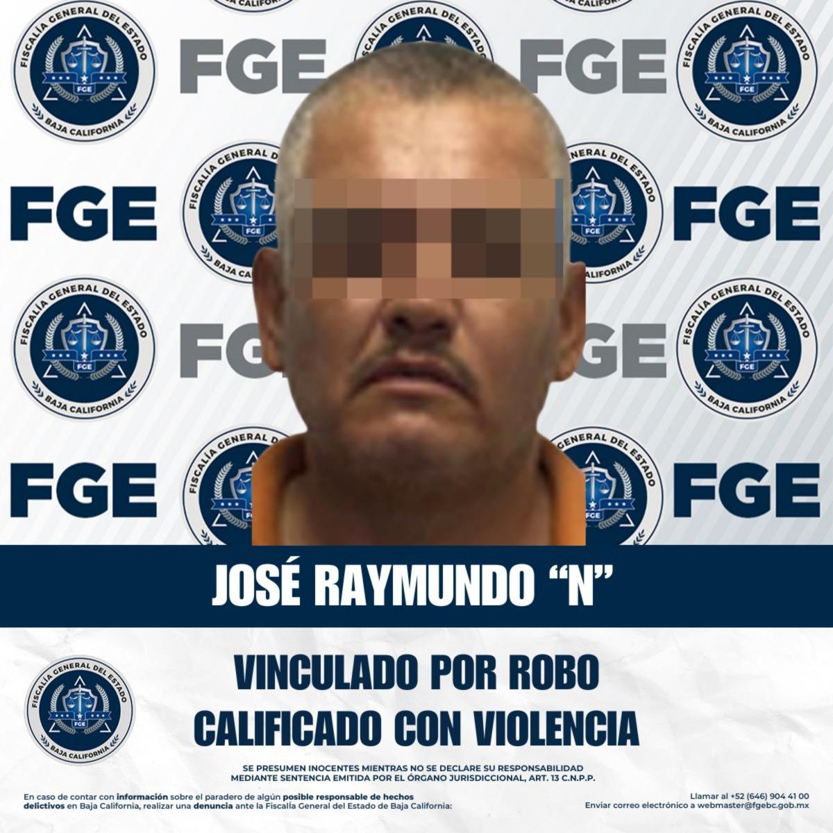 Fiscalía regional de Tijuana obtiene vinculación a proceso por robo calificado con violencia