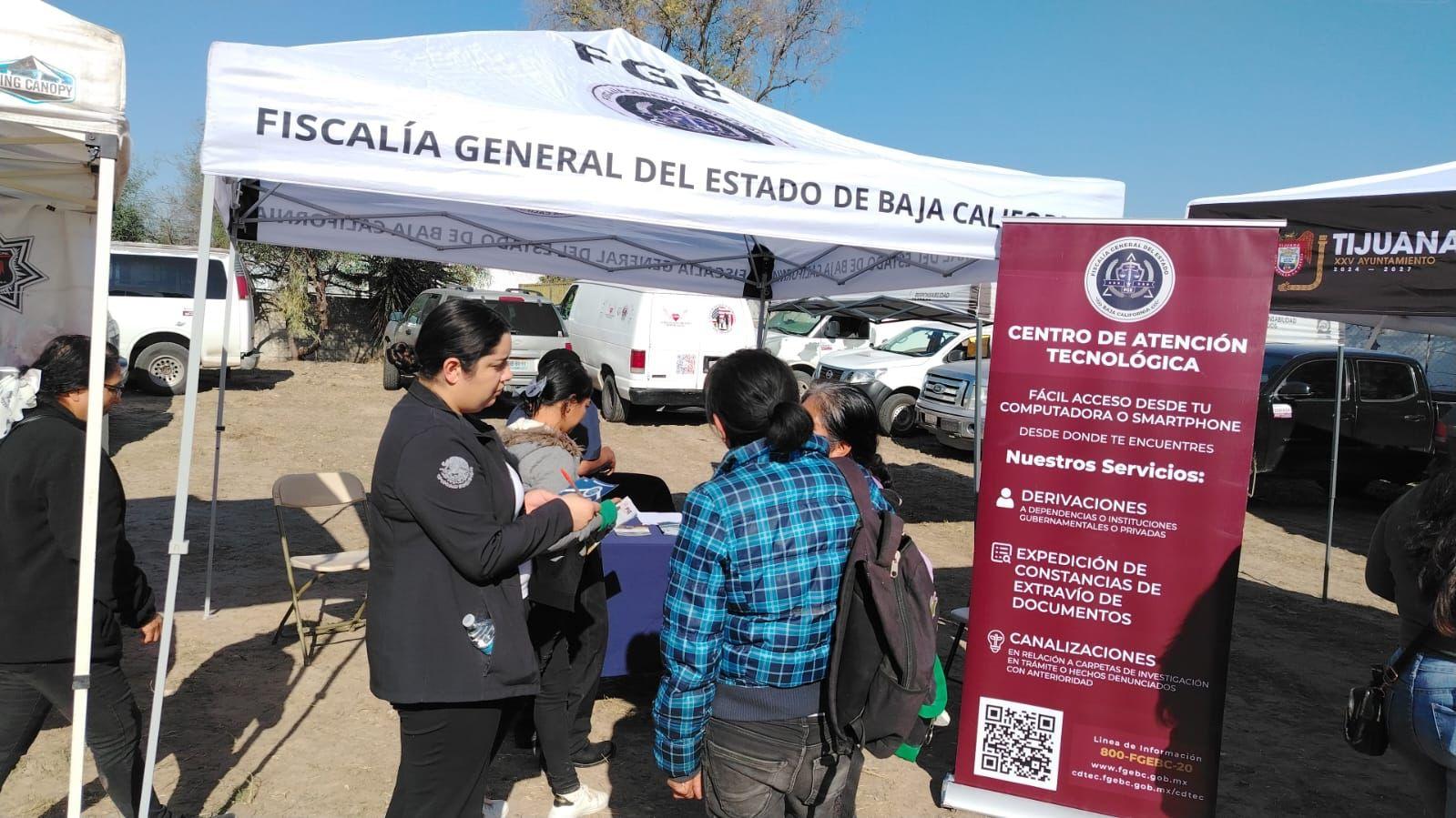 FGE participa en jornada de atención ciudadana en la colonia Fortín De Las Flores