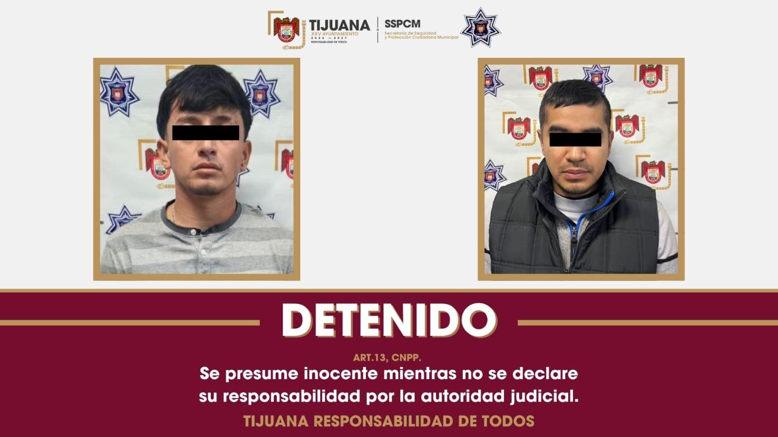 Asegura Policía Municipal a dos personas por el delito de cohecho
