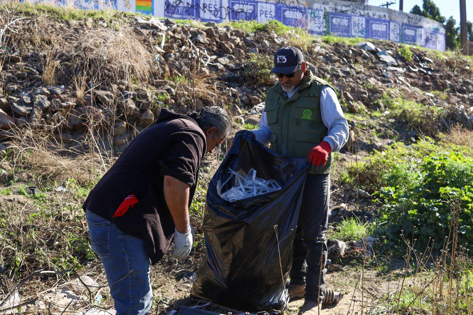 Gobierno de Tecate realiza macro jornada de limpieza en El Río Tecate