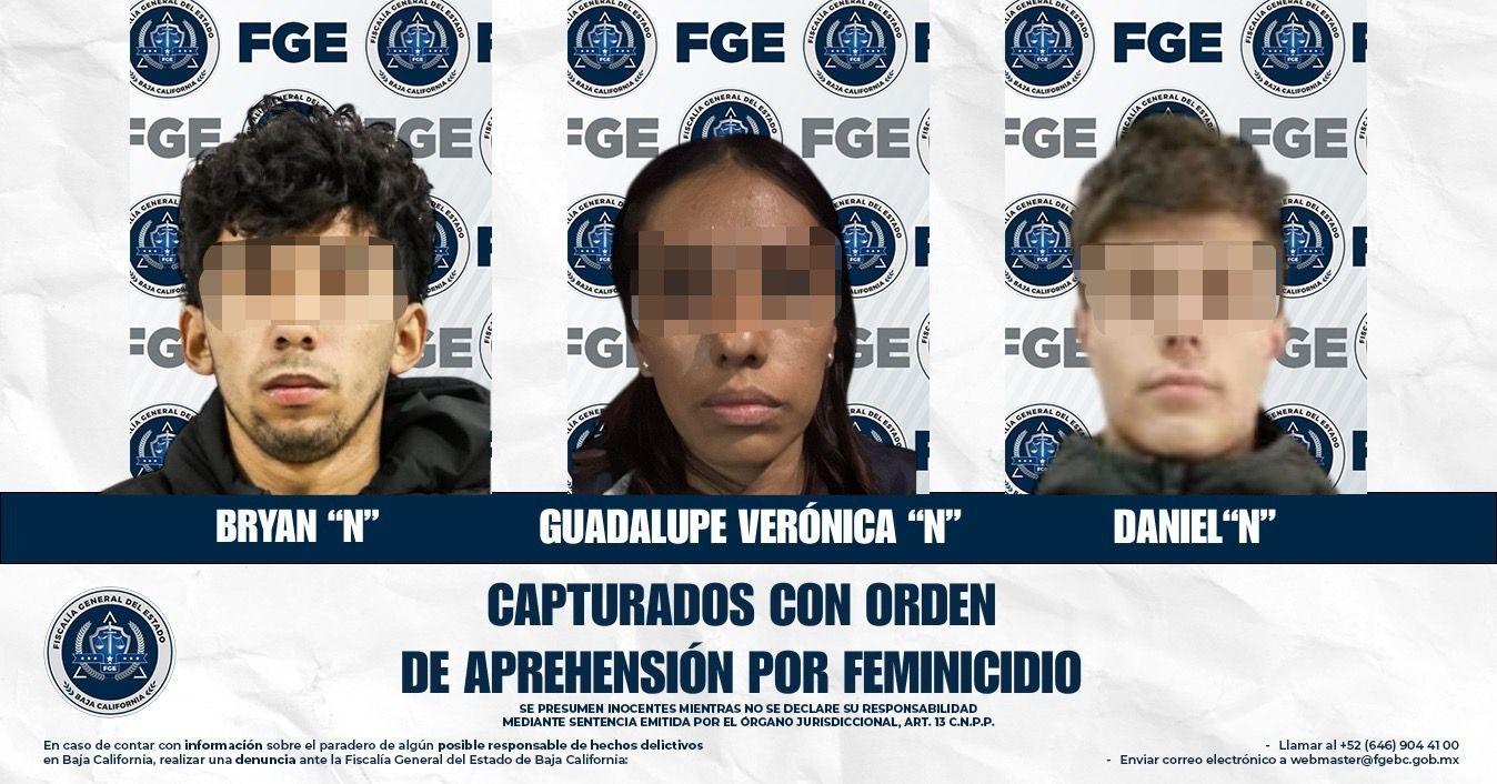 Fiscalía general del estado captura a implicados en feminicidio de abogada Emilia Ortega en Tijuana