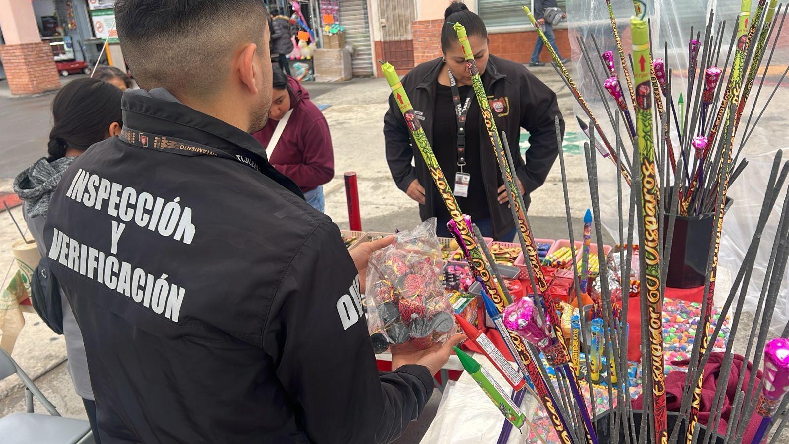 Mantiene Gobierno Municipal de Tijuana operativos permanentes contra la pirotecnia