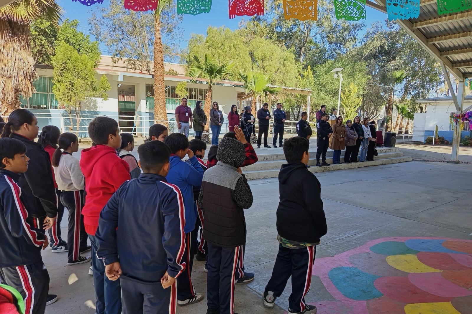 Arrancan en Tecate los programas “Vigilando Nuestras Escuelas” y “Apaga, Cierra y Desconecta” 2025