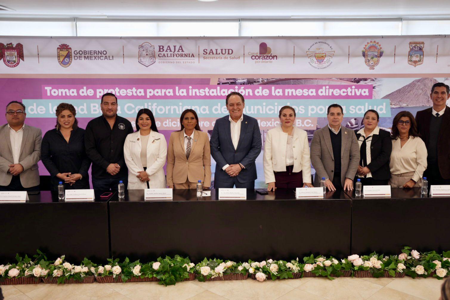 Asume Claudia Agatón vicepresidencia de la Red Bajacaliforniana de Municipios por la Salud 2024-2027