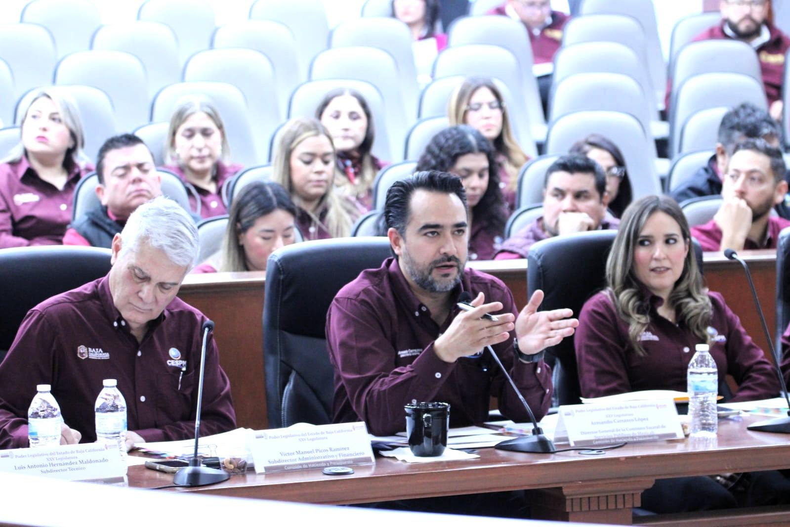 CESP MEXICALI EXPONE ANTE COMISIÓN DE HACIENDA UNA PROYECCIÓN DE INGRESOS DE 3 MIL 335 MDP PARA 2026