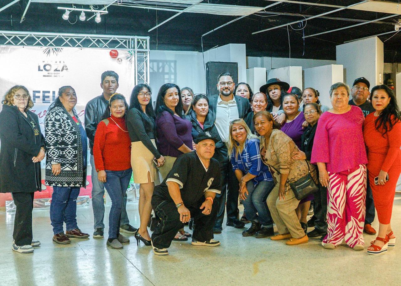 ORGANIZA EL REG. MIGUEL LOZA POSADA NAVIDEÑA PARA 500 FAMILIAS DEL DISTRITO 12