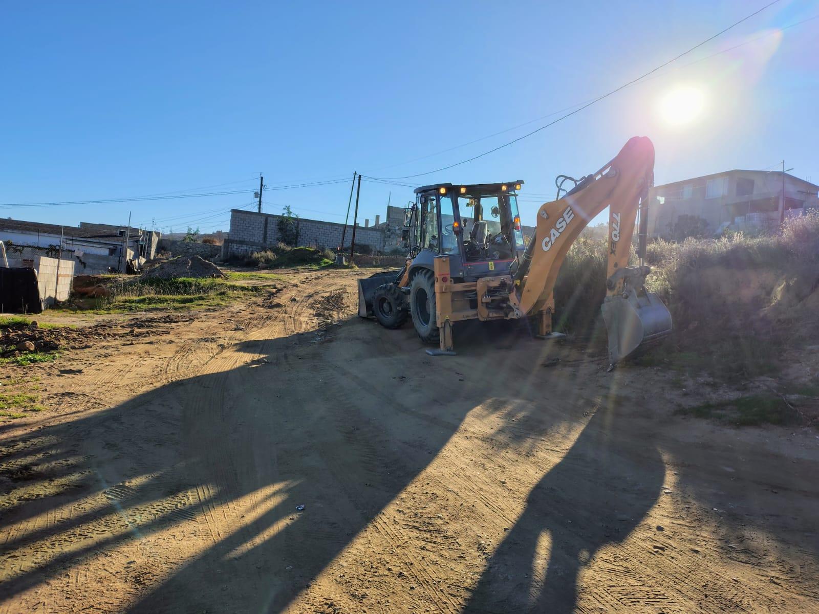 INPRODEUR REALIZA TRABAJOS DE MEJORAMIENTO URBANO EN DISTINTOS PUNTOS DE TECATE