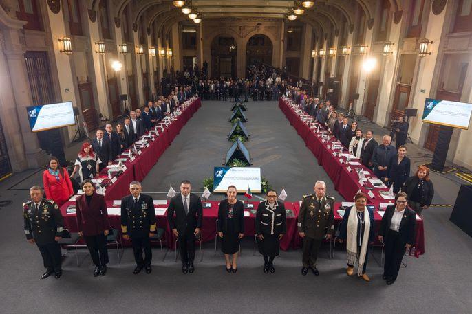 JUNTOS VAMOS A REDUCIR LA EXTORSIÓN: PRESIDENTA CLAUDIA SHEINBAUM EN LA 52 SESIÓN ORDINARIA DEL CONSEJO NACIONAL DE SEGURIDAD PÚBLICA