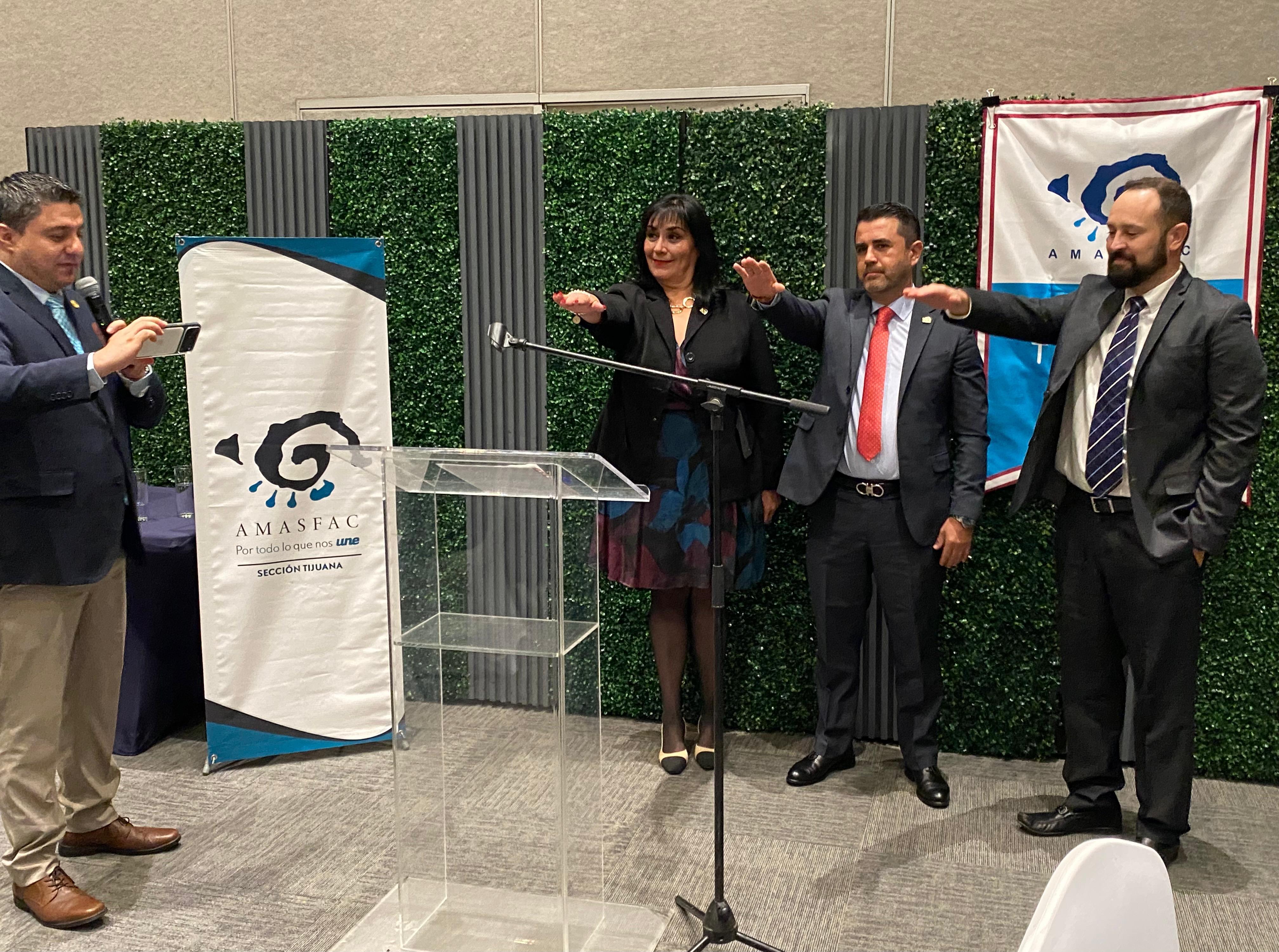 Asume Jorge Ávalos la presidencia de AMASFAC Tijuana