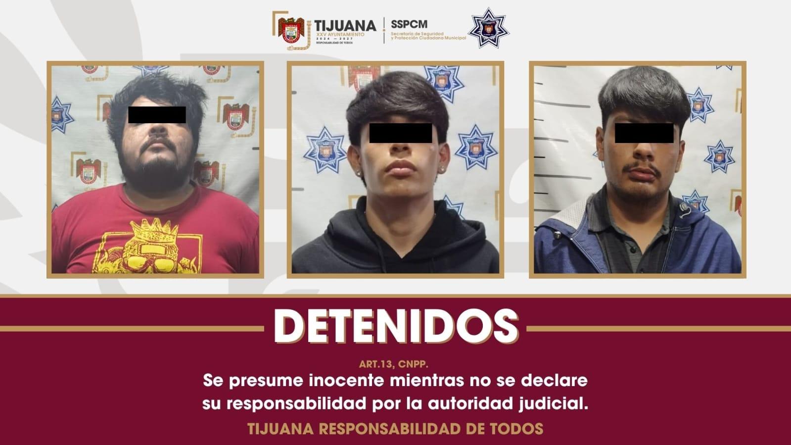 Asegura Policía Municipal a tres personas por portación de 750 dosis de “cristal”
