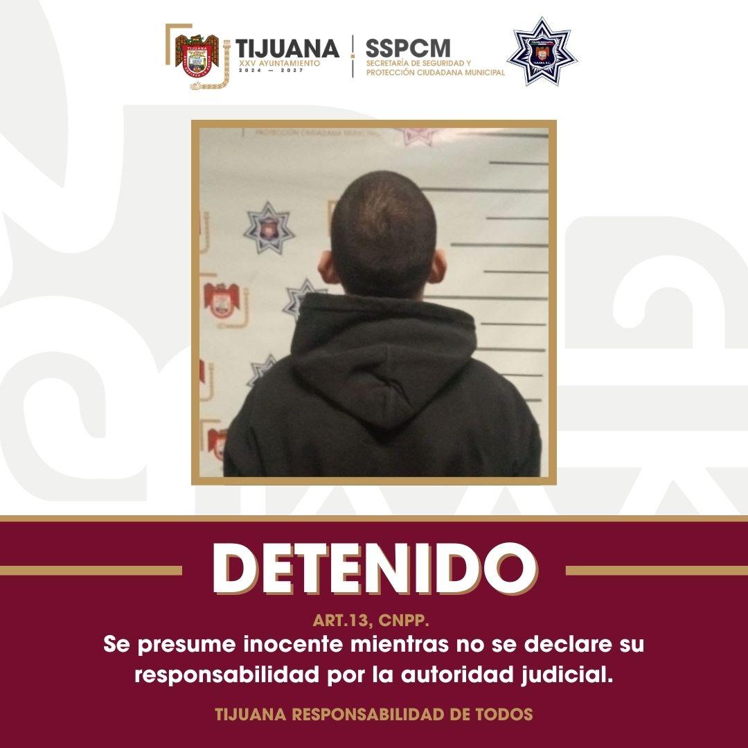 Arresta Policía Municipal a menor de edad en posesión de arma de fuego