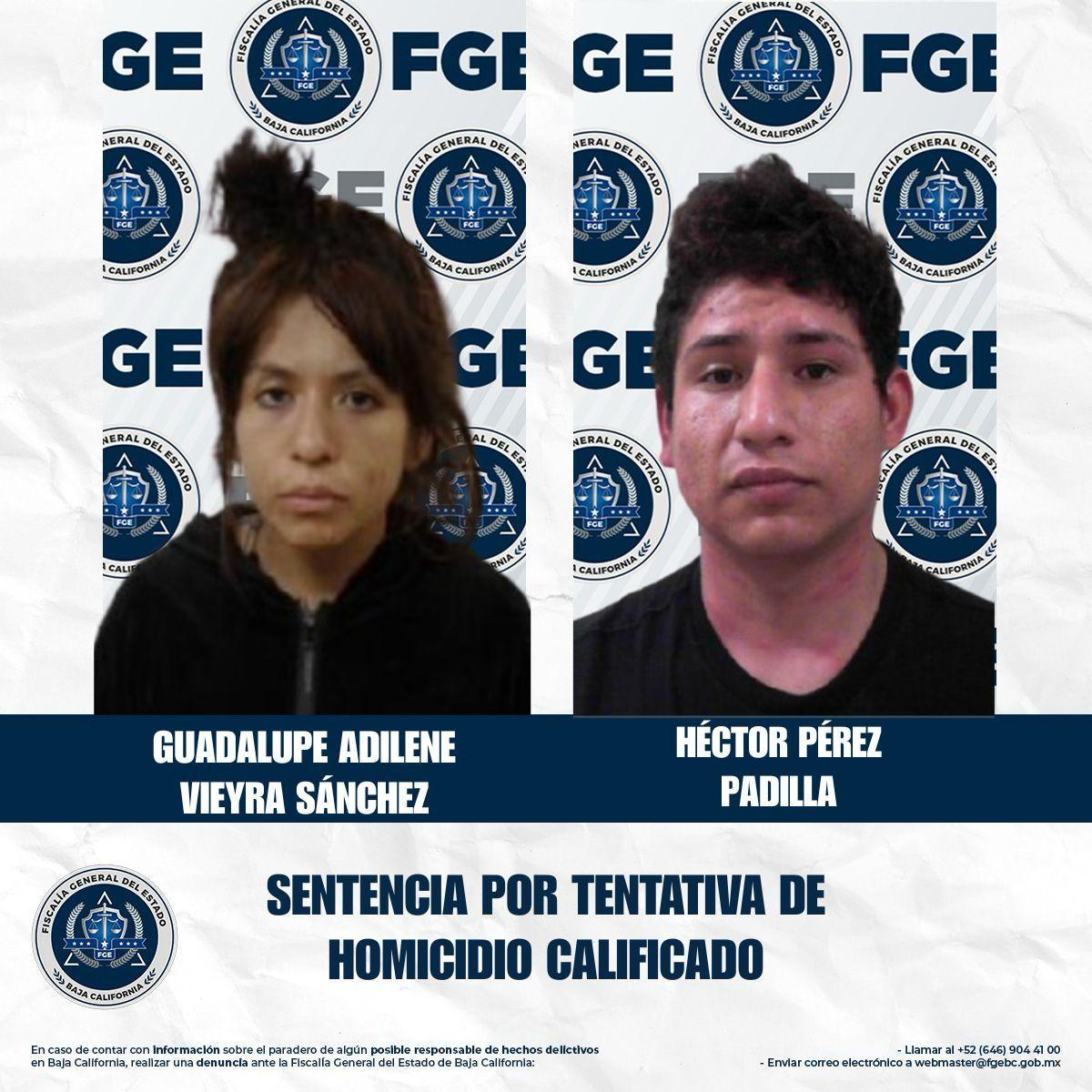 Sentencian a dos personas por homicidio calificado en grado de tentativa en Tijuana