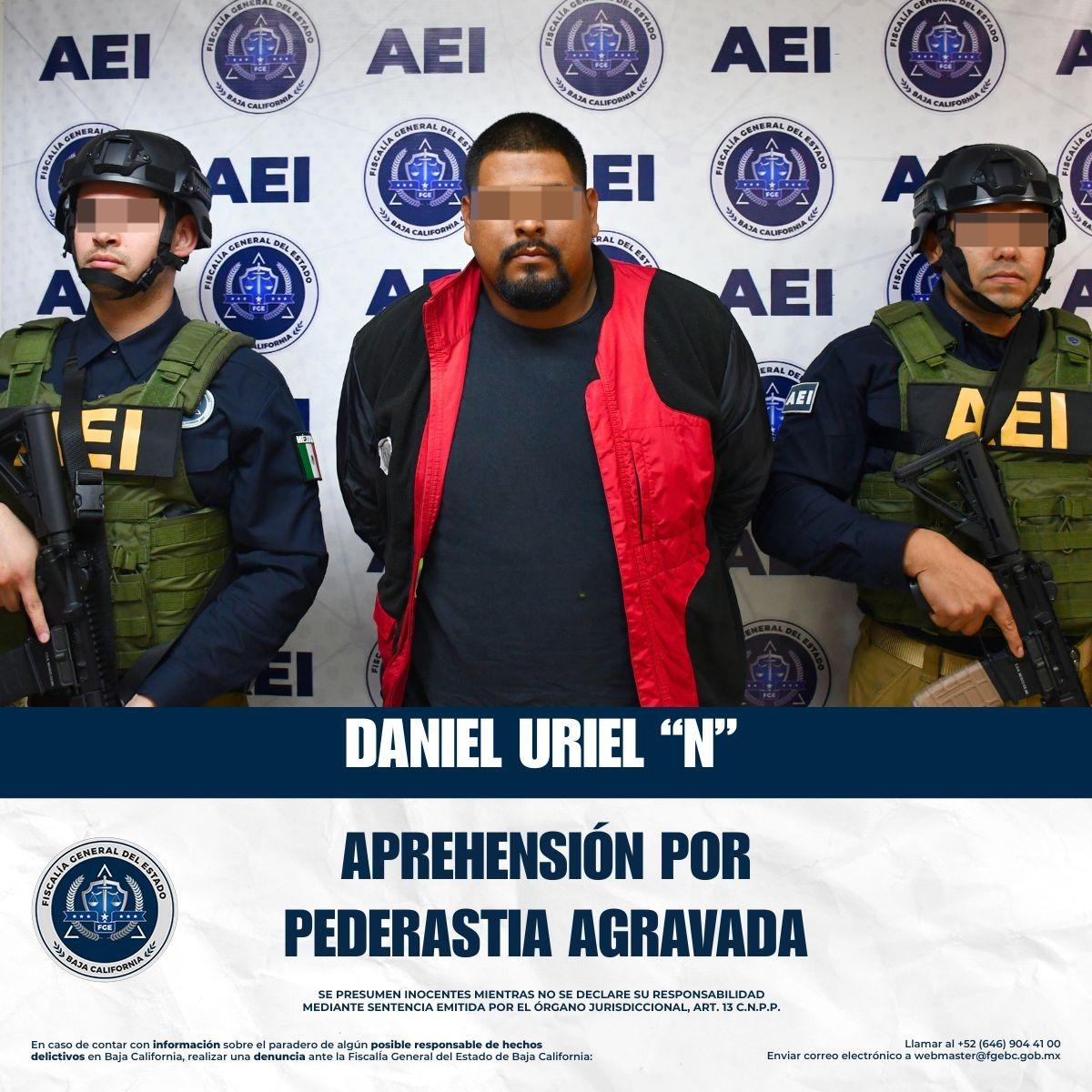 Cumplimenta fiscalía orden de aprehensión por pederastia agravada