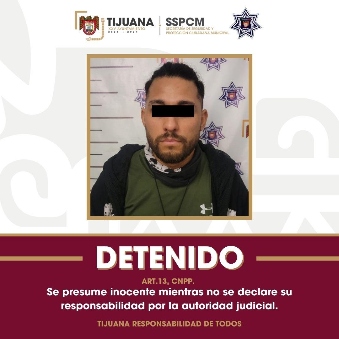 Asegura Policía Municipal a persona con orden de aprehensión activa por feminicidio y narcomenudeo