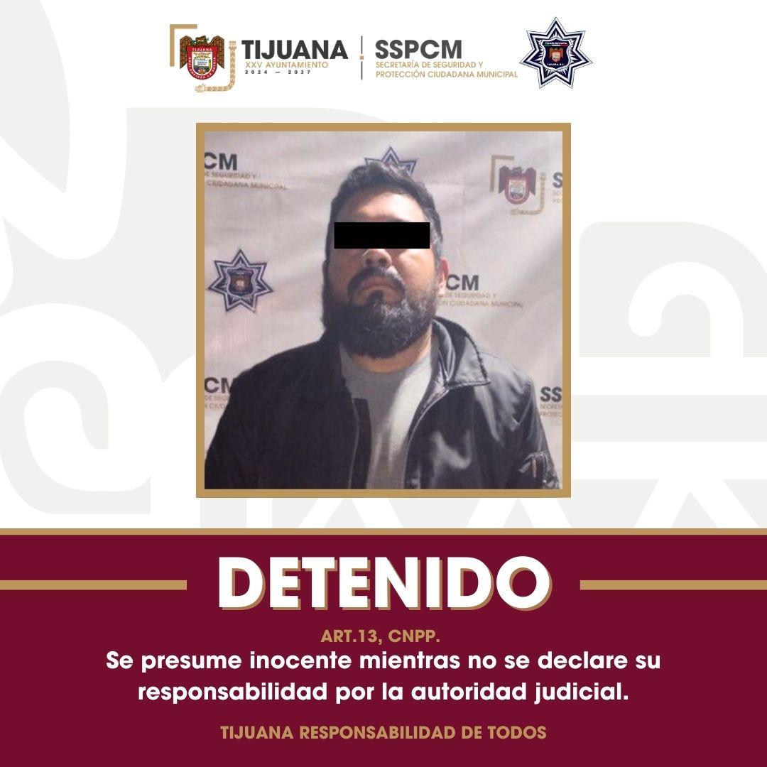 Detiene Policía Municipal a una persona por presunto caso de violencia familiar