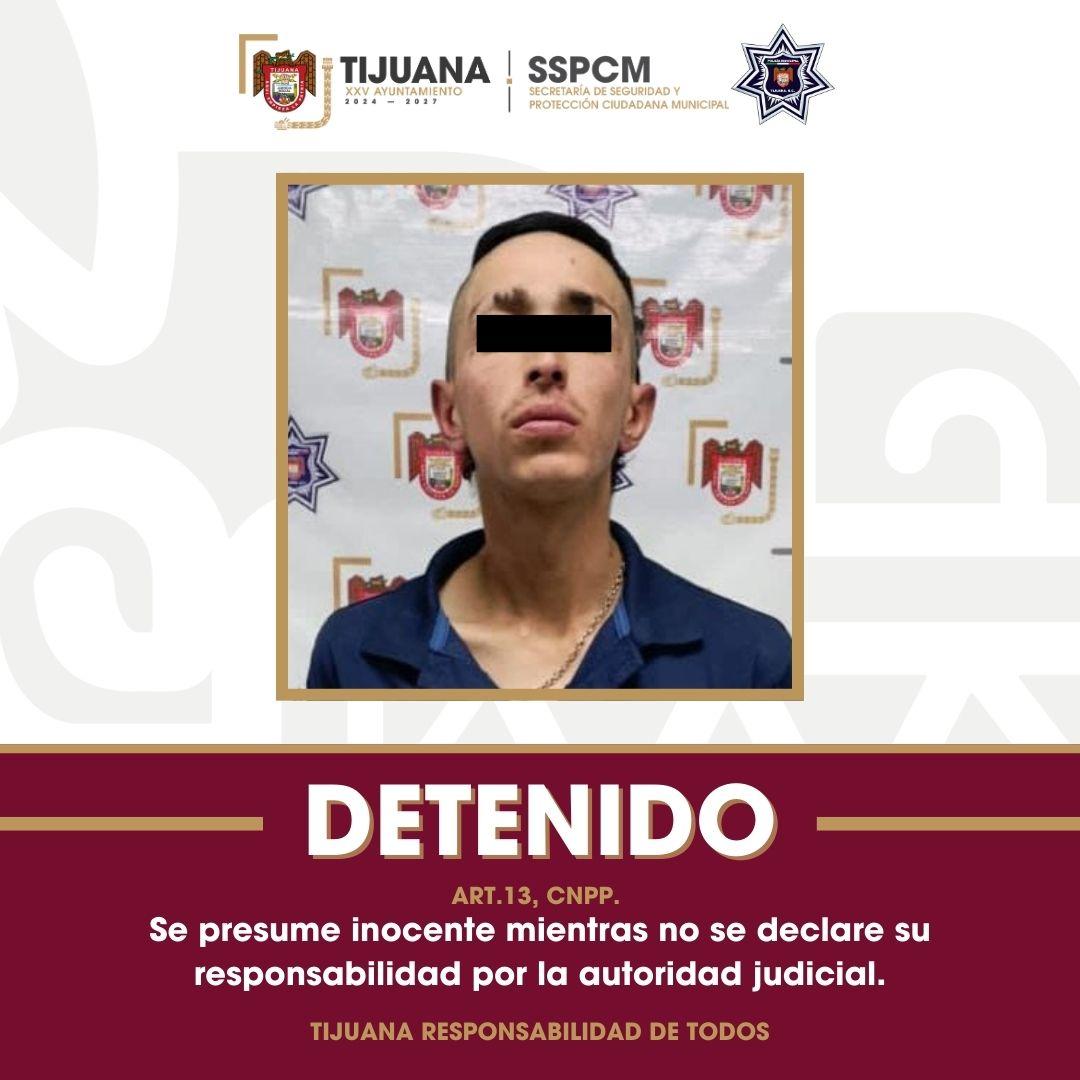 Asegura Policía Municipal a presunto responsable de robo con violencia