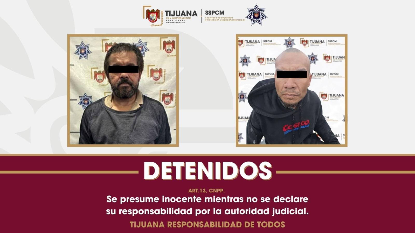 Asegura Policía Municipal a dos personas por allanamiento de morada y lesiones
