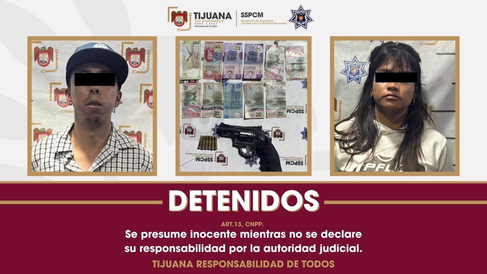 Atiende Policía Municipal reportes oportunos y asegura a presuntos responsables de robos con violencia en comercios de la zona Murua