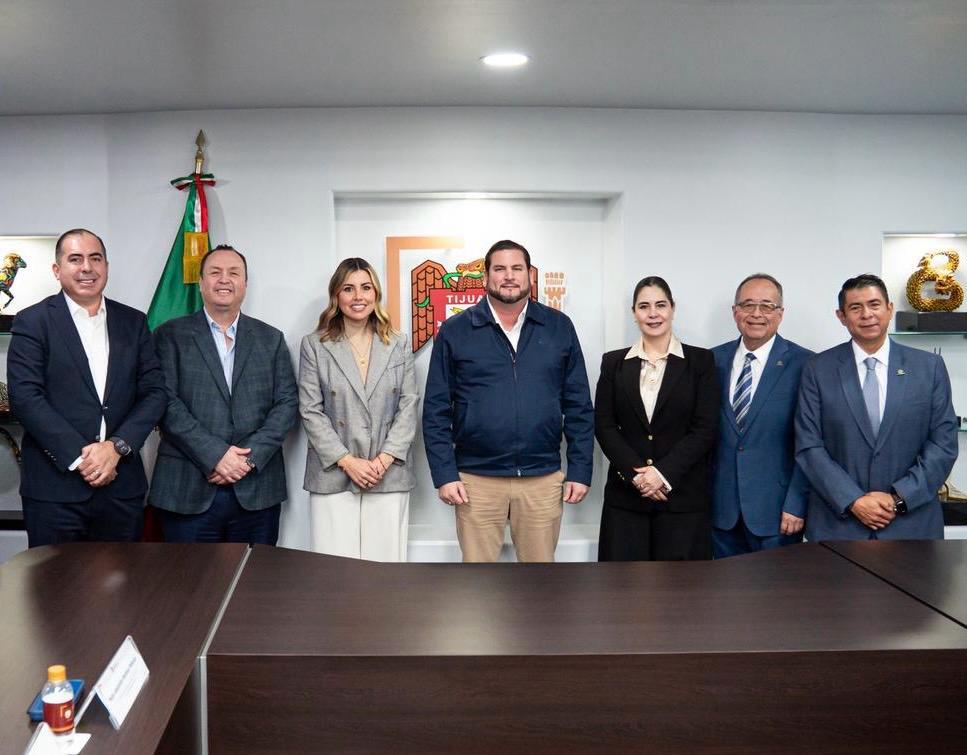 Sostiene Ismael Burgueño Ruiz reunión de trabajo con COPARMEX Tijuana