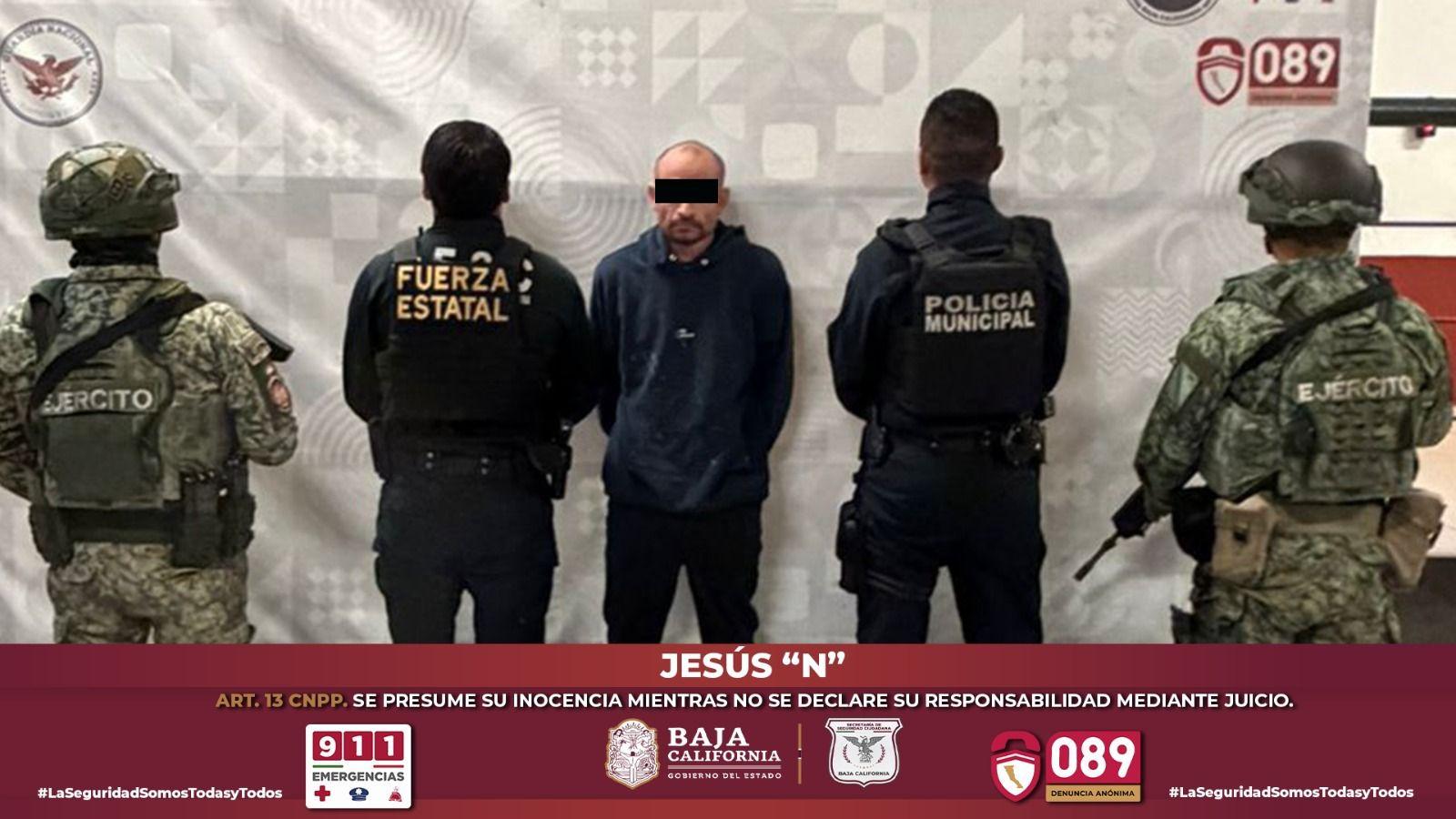 CAPTURAN EN DESPLIEGUE DE SEGURIDAD A PRESUNTO HOMICIDA EN PLAYAS DE ROSARITO