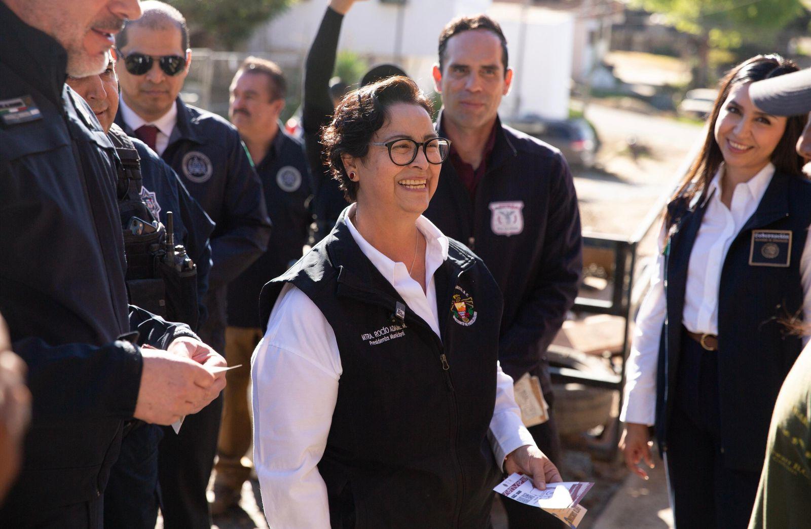 Rocío Adame encabeza Jornada de Seguridad en la delegación Primo Tapia