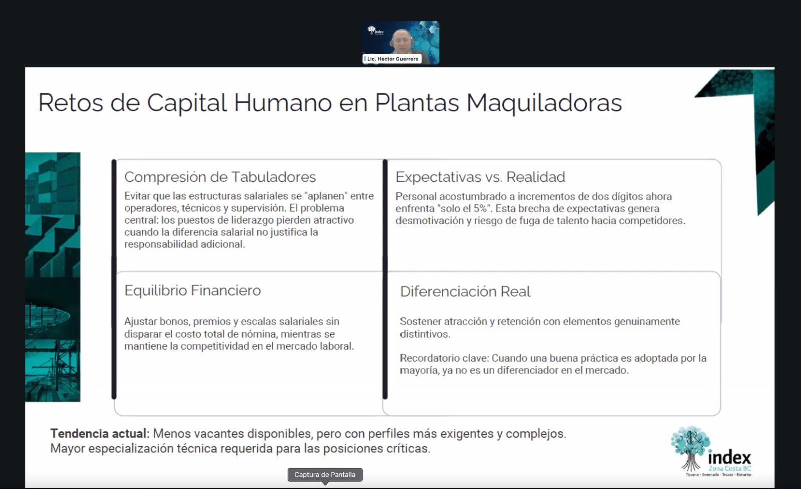 REALIZA INDEX ZONA COSTA BC PRIMERA REUNIÓN DEL COMITÉ DE CAPITAL HUMANO