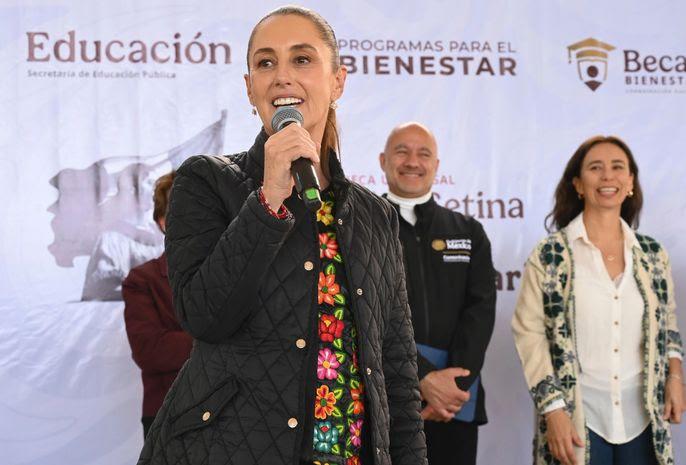 “YA NADIE LES PUEDE QUITAR LA BECA A LOS ESTUDIANTES DE SECUNDARIA, ES UN DERECHO PERMANENTE”: PRESIDENTA CLAUDIA SHEINBAUM ENTREGA BECA RITA CETINA EN ECATEPEC