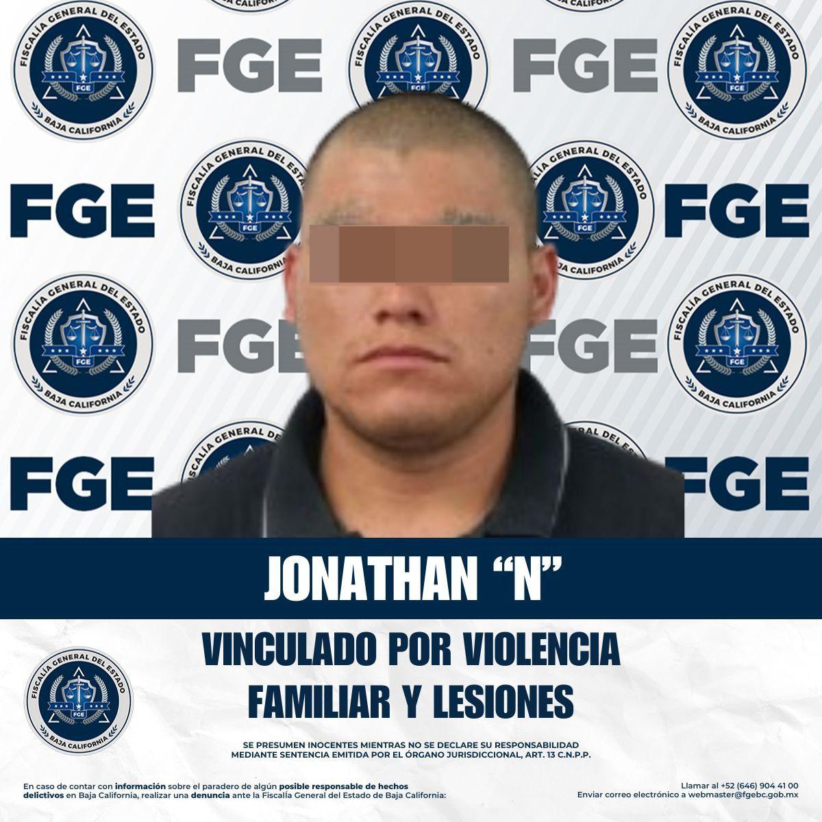 Vinculan a proceso a imputado por violencia familiar y lesiones