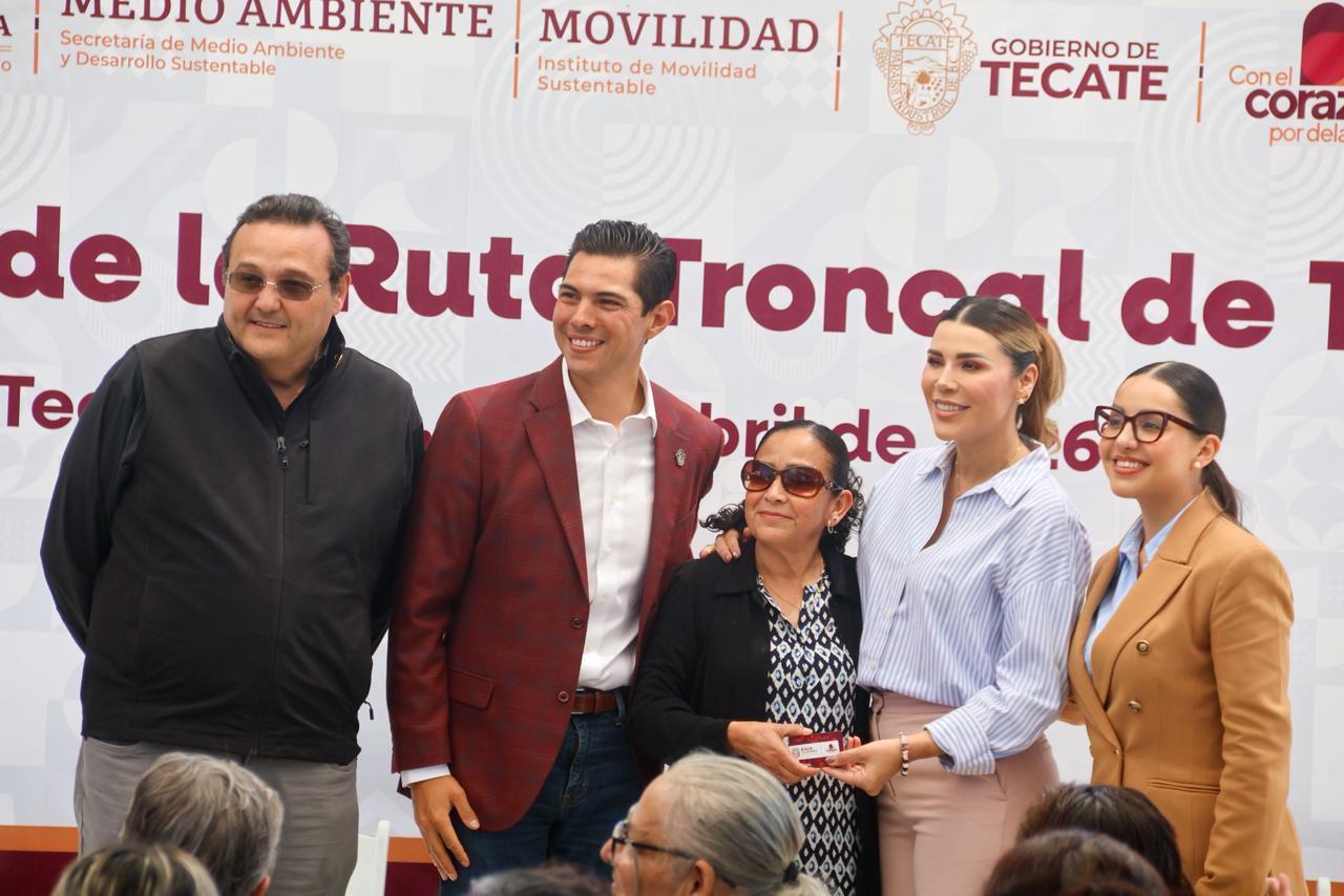 Arranca ruta troncal en Tecate y transforma la movilidad de las familias
