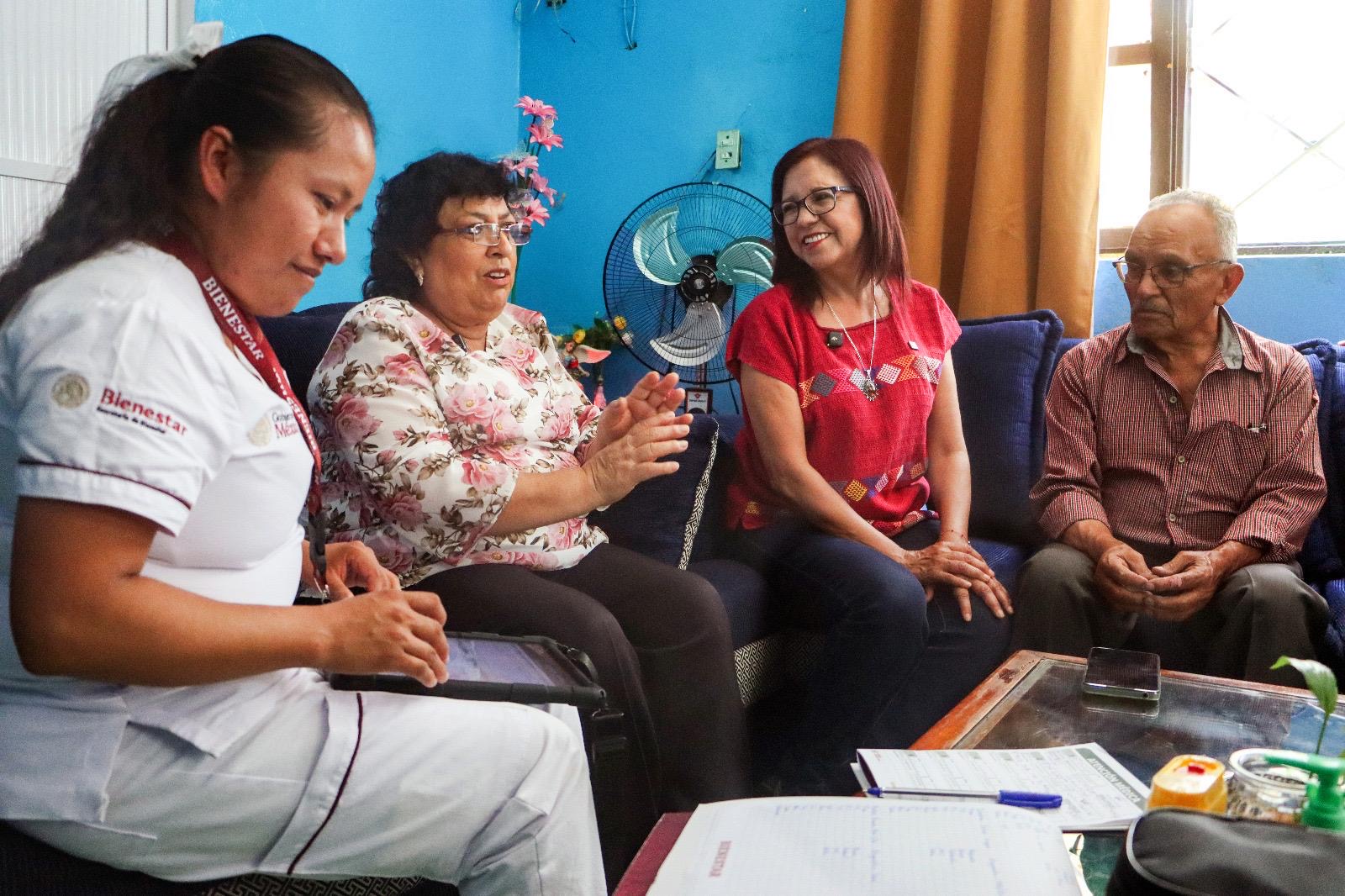 Servidores de la Salud continúan con visitas médicas domiciliarias y gratuitas del Programa Salud Casa por Casa: Leticia Ramírez