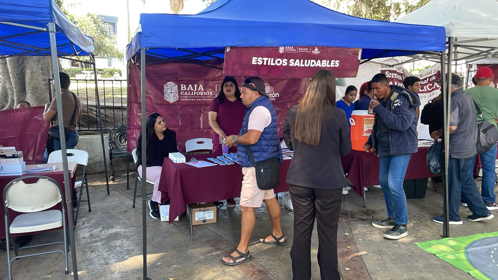 Realizan feria de la salud en parque teniente guerrero, para certificar a Tijuana  como promotor de la salud
