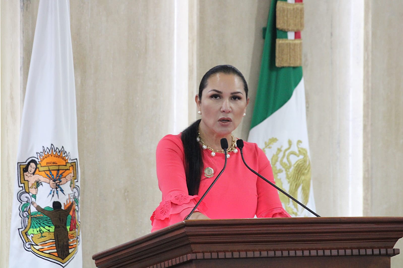 Llama dip. Araceli Geraldo a garantizar la libertad de expresión y honra legado de periodistas en el estado