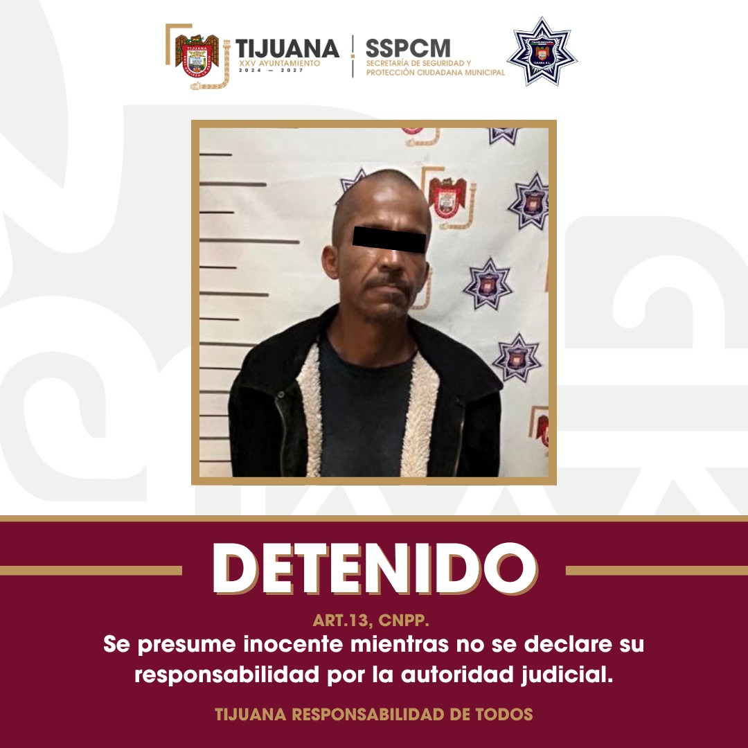 Captura Policía Municipal a presunto responsable de provocar incendio en casa habitación