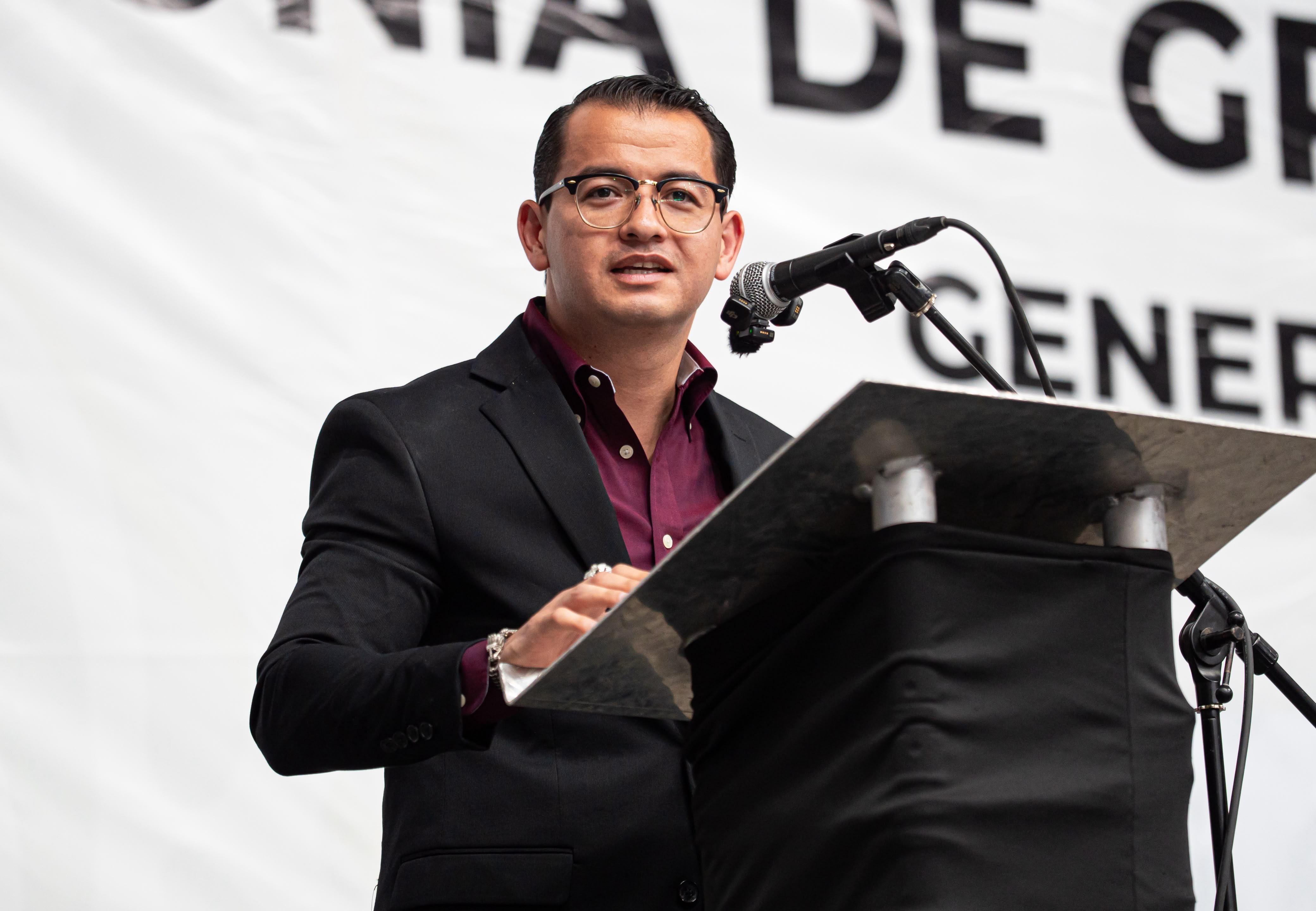Acompaña Abdiel Gutiérrez Coronado a estudiantes de CBTis 146 en su ceremonia de graduación