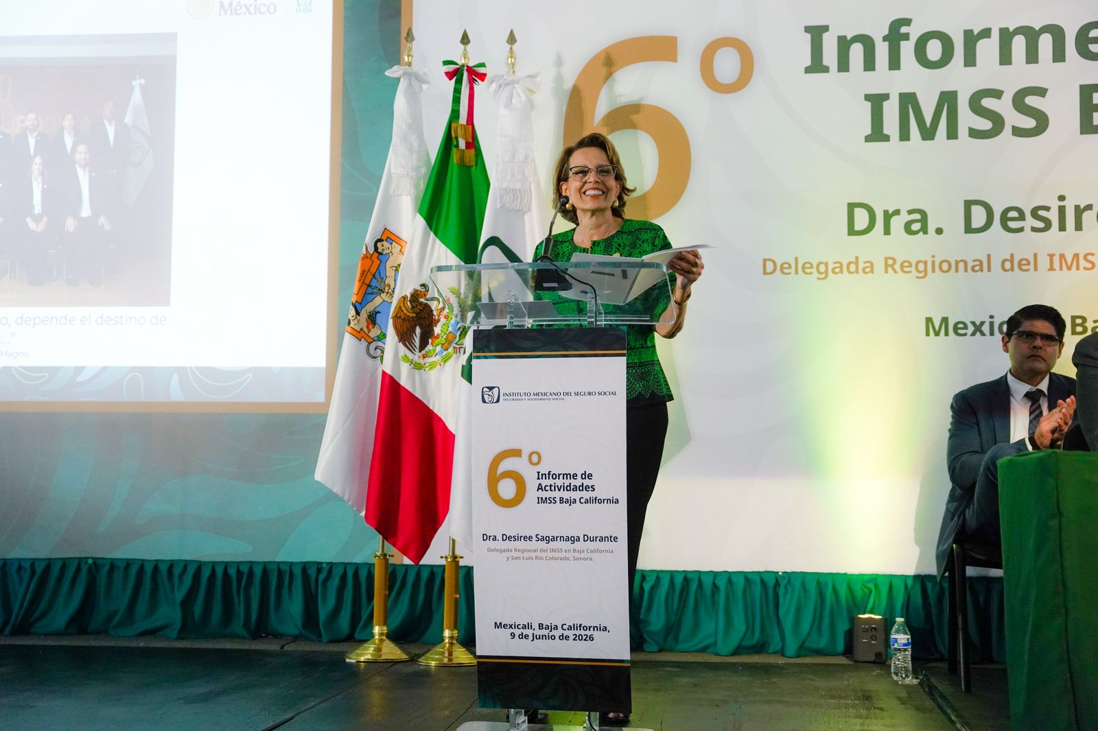 Presenta IMSS BC informe de labores; respalda gobierno estatal fortalecimiento de servicios de salud