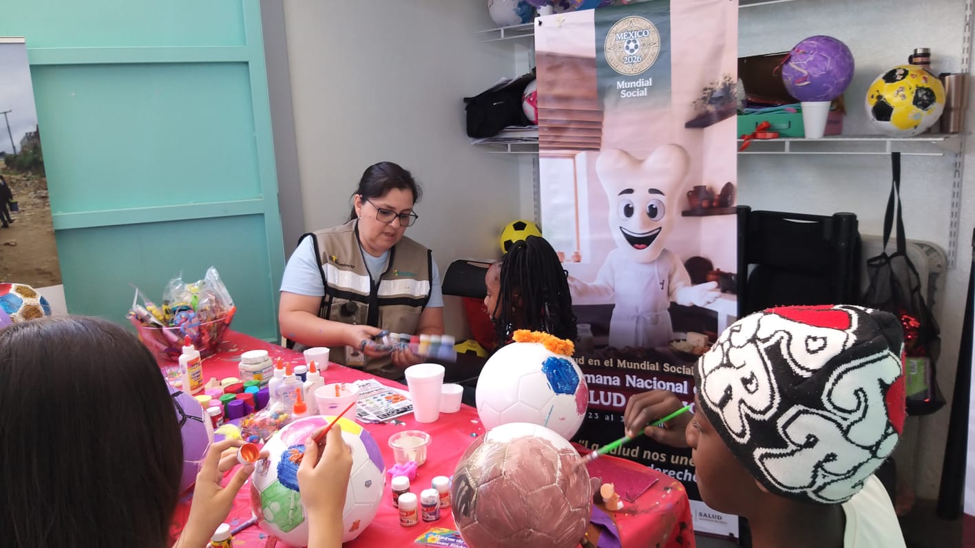 Llevan servicios de salud a migrantes refugiados en la COMAR