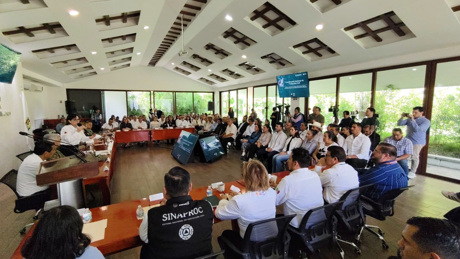CNPC Y GOBIERNO DE NAYARIT INSTALAN PUESTO DE COMANDO PARA REFORZAR ACCIONES PREVENTIVAS Y DE ATENCIÓN POR LA TEMPORADA DE LLUVIAS Y CICLONES