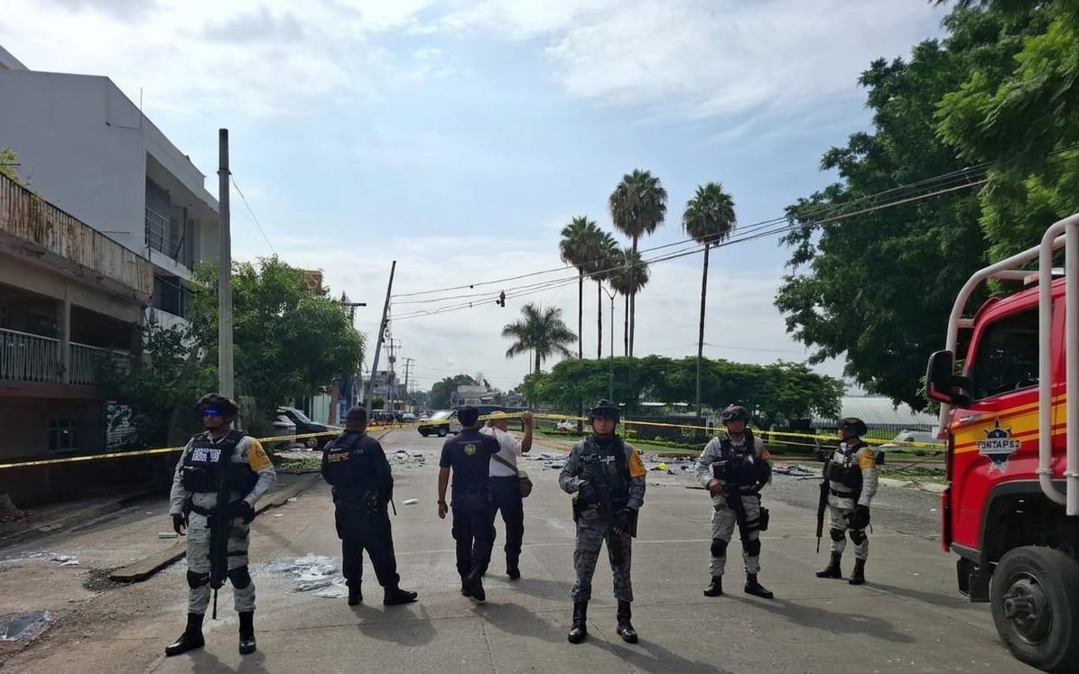 GUARDIA NACIONAL APLICA PLAN DN-III-E POR EXPLOSIÓN EN MICHOACÁN
